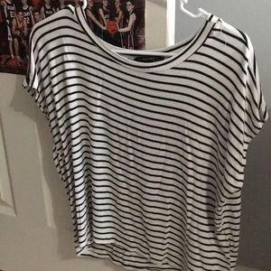 Striped flowy top